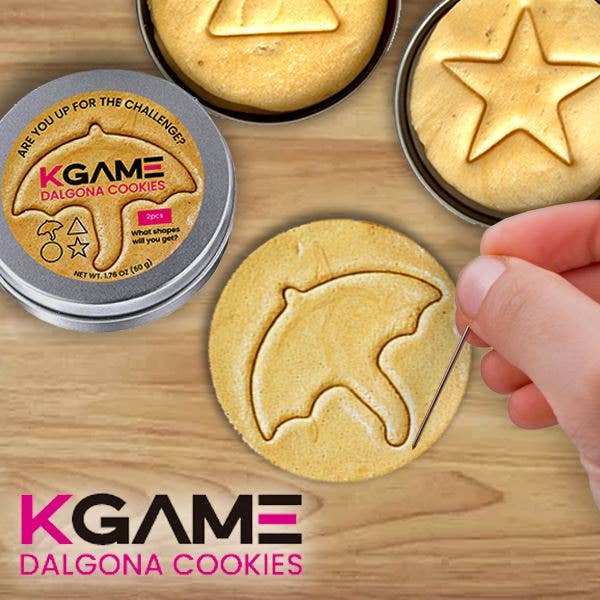 KGAME - Dalgona Cookie Tin (2 Cookies) - Squid Game: Season 2