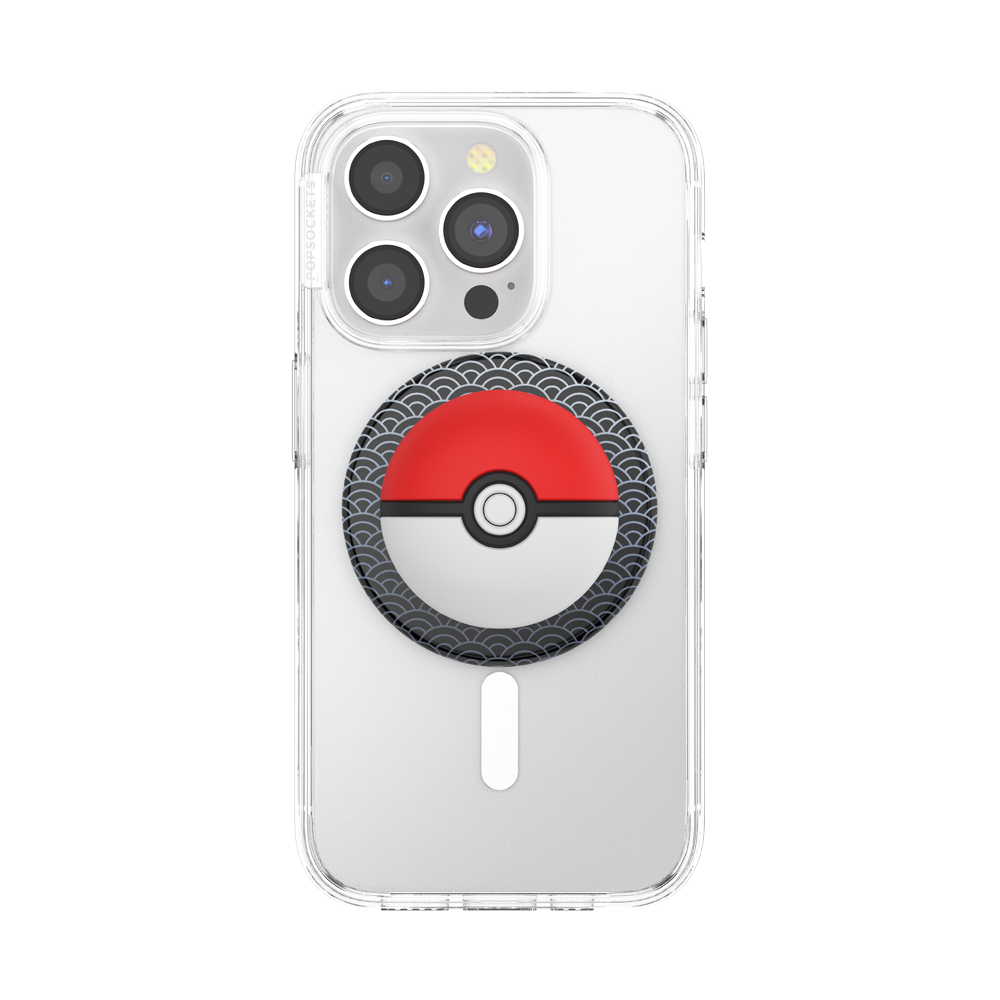 PopSockets MagSafe Phone Grip - Puffy Poké Ball Seigaiha