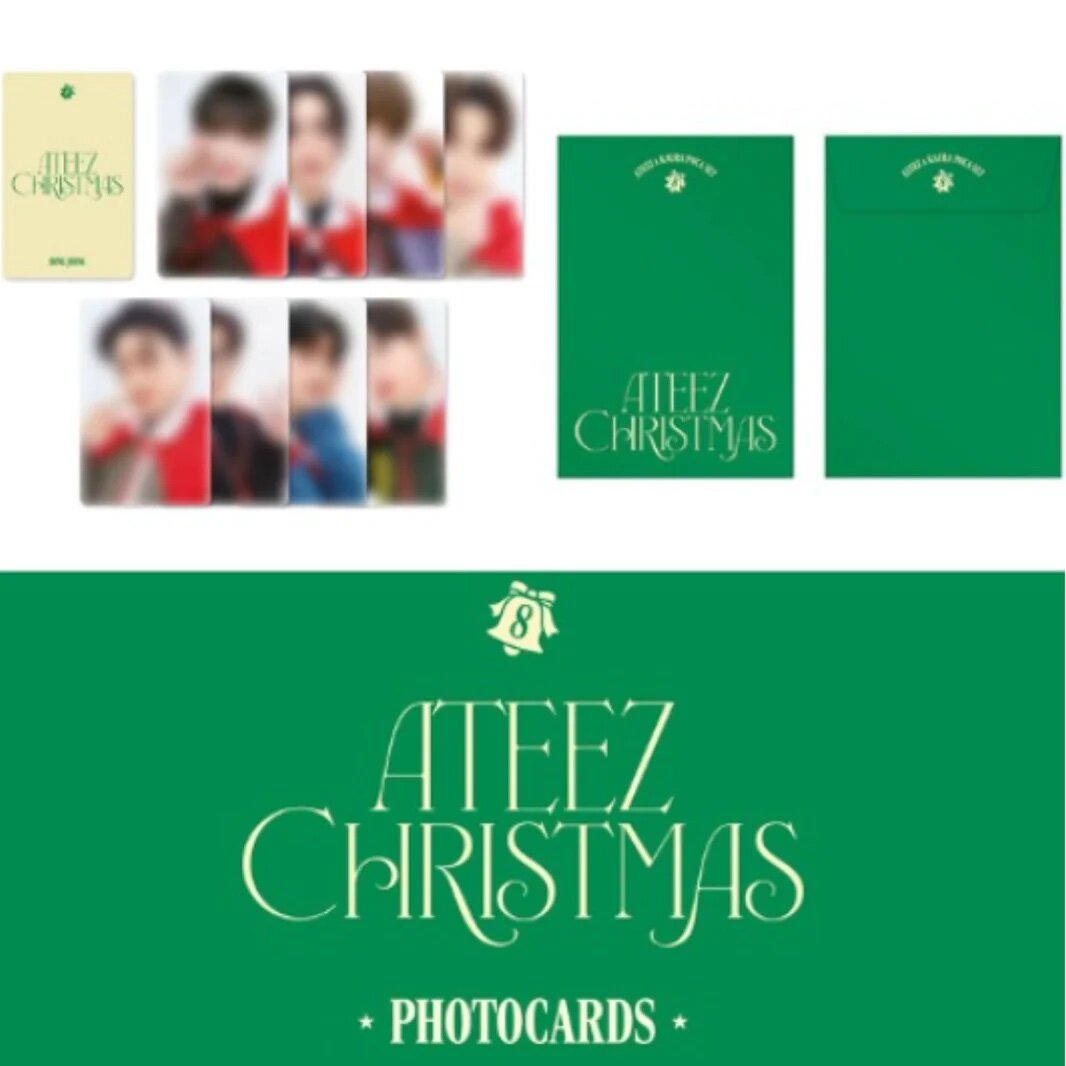 ATEEZ X KAURA 2023 CHRISTMAS PHOTOCARD SET
