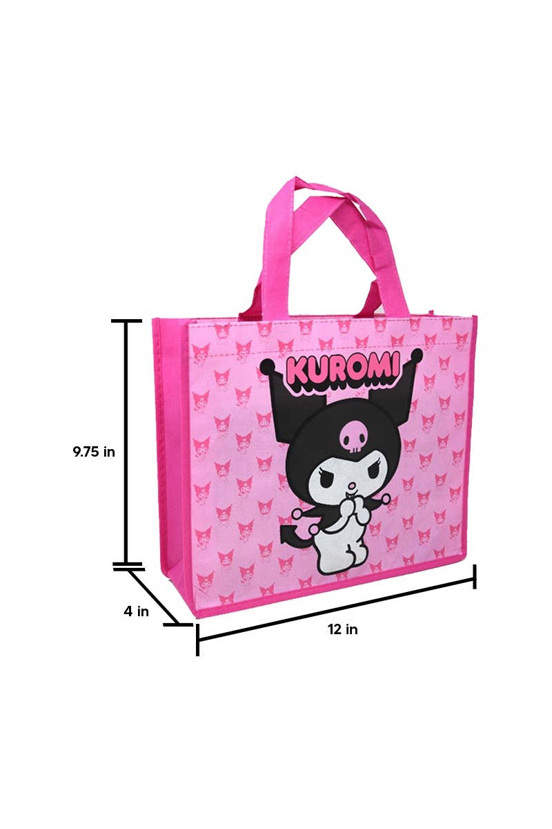 UPD EMKU - Kuromi Medium Eco Friendly Pink Tote Bag