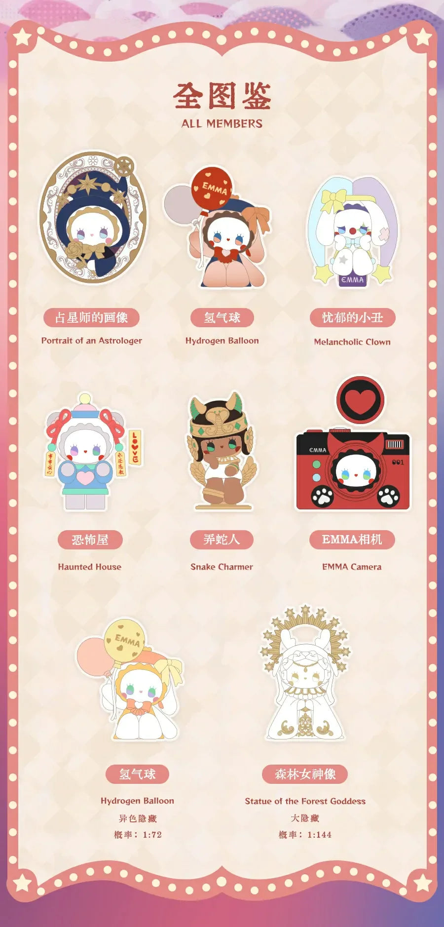 MJ Studio: Emma Secret Forest Midnight Market Series - 1 Blind Box