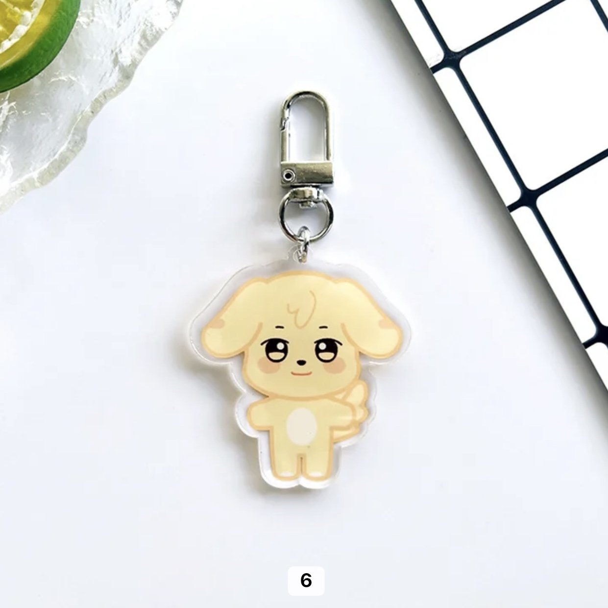 [FAN MADE] ATEEZ x ANITEEZ - Acrylic Animal Key Charm (by member)-SQ1241030