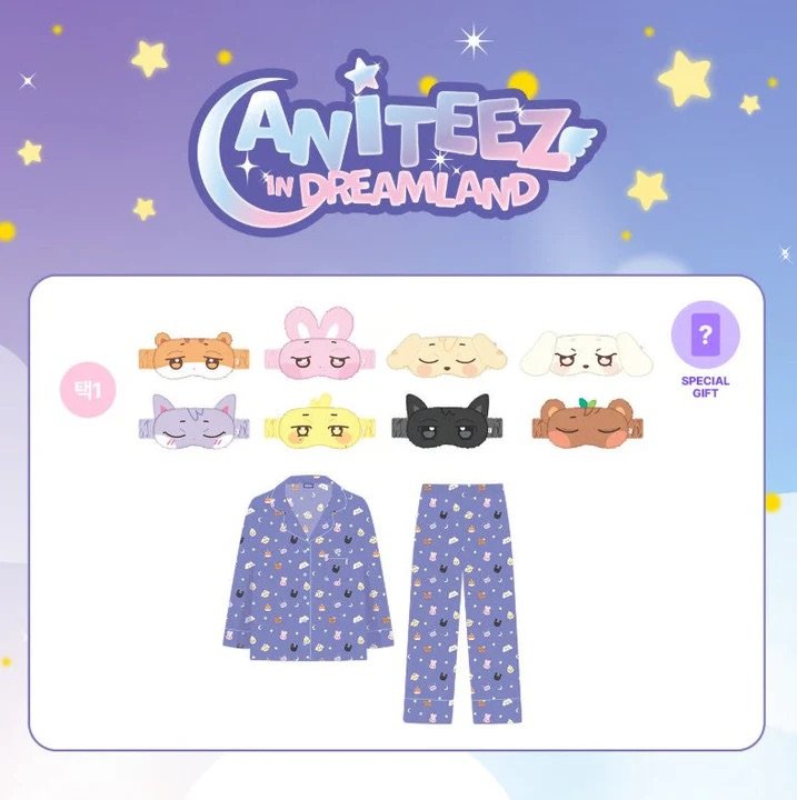 *PREORDER* ATEEZ [Aniteez in Dreamland] - OFFICIAL MD PAJAMA SET-SQ0749805