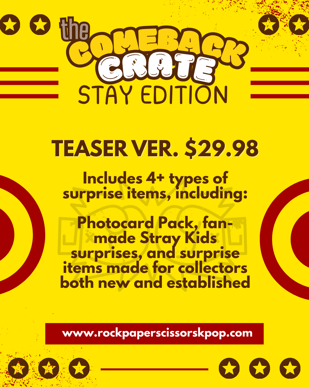 *PREORDER* The Comeback Crate - STRAY KIDS Edition!