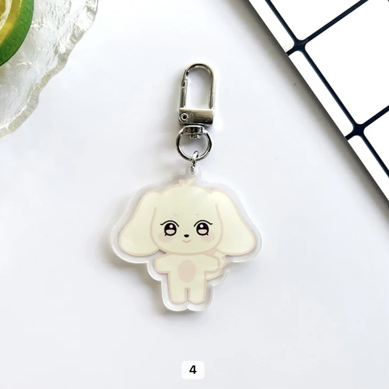 [FAN MADE] ATEEZ x ANITEEZ - Acrylic Animal Key Charm (by member)-SQ1241030