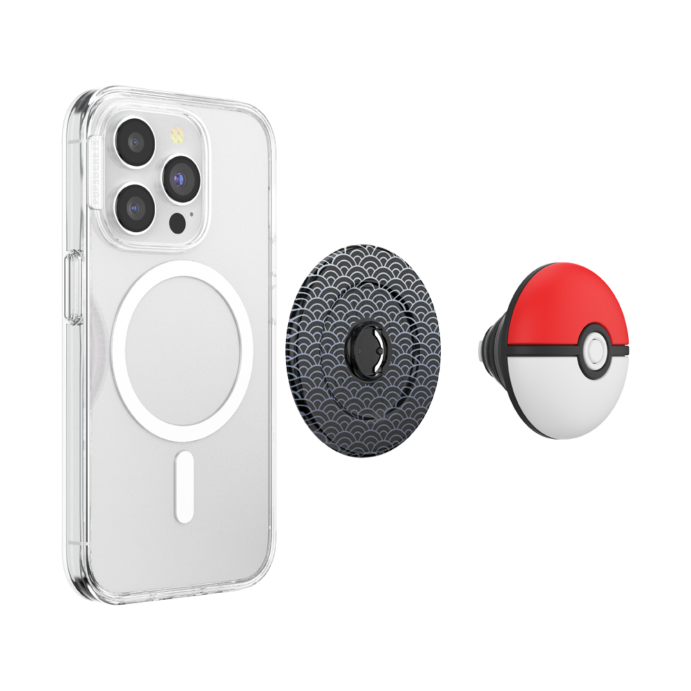 PopSockets MagSafe Phone Grip - Puffy Poké Ball Seigaiha