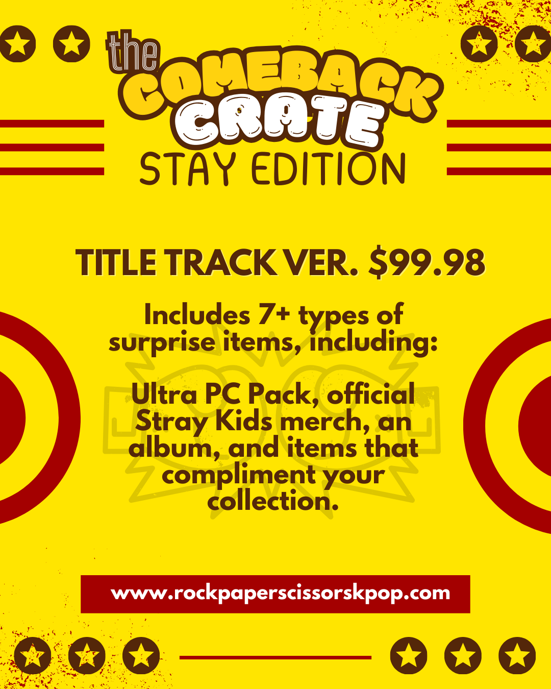 *PREORDER* The Comeback Crate - STRAY KIDS Edition!