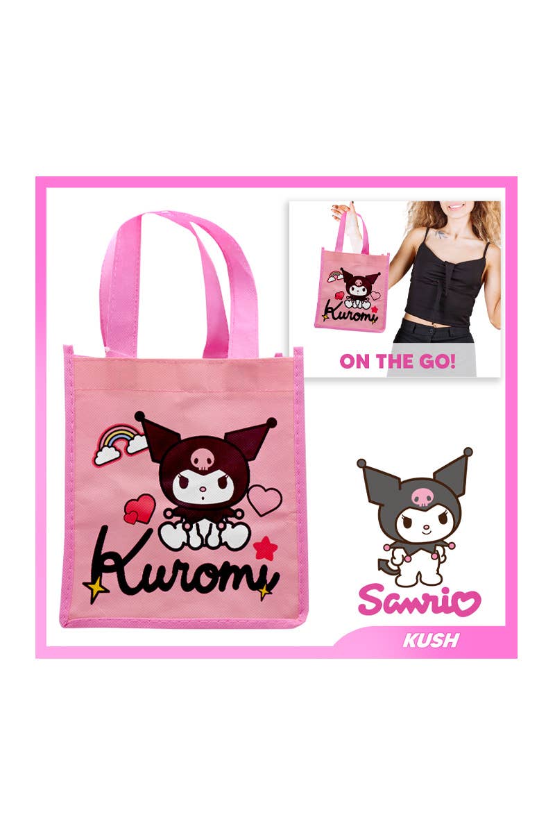 UPD KUSH - Kuromi Small Eco Friendly Pink Tote Bag
