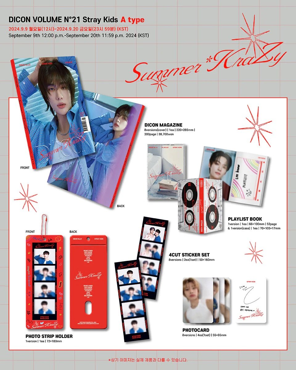 STRAY KIDS - SECRET KIDZ DICON VOLUME 21 - All Versions-SQ9080129