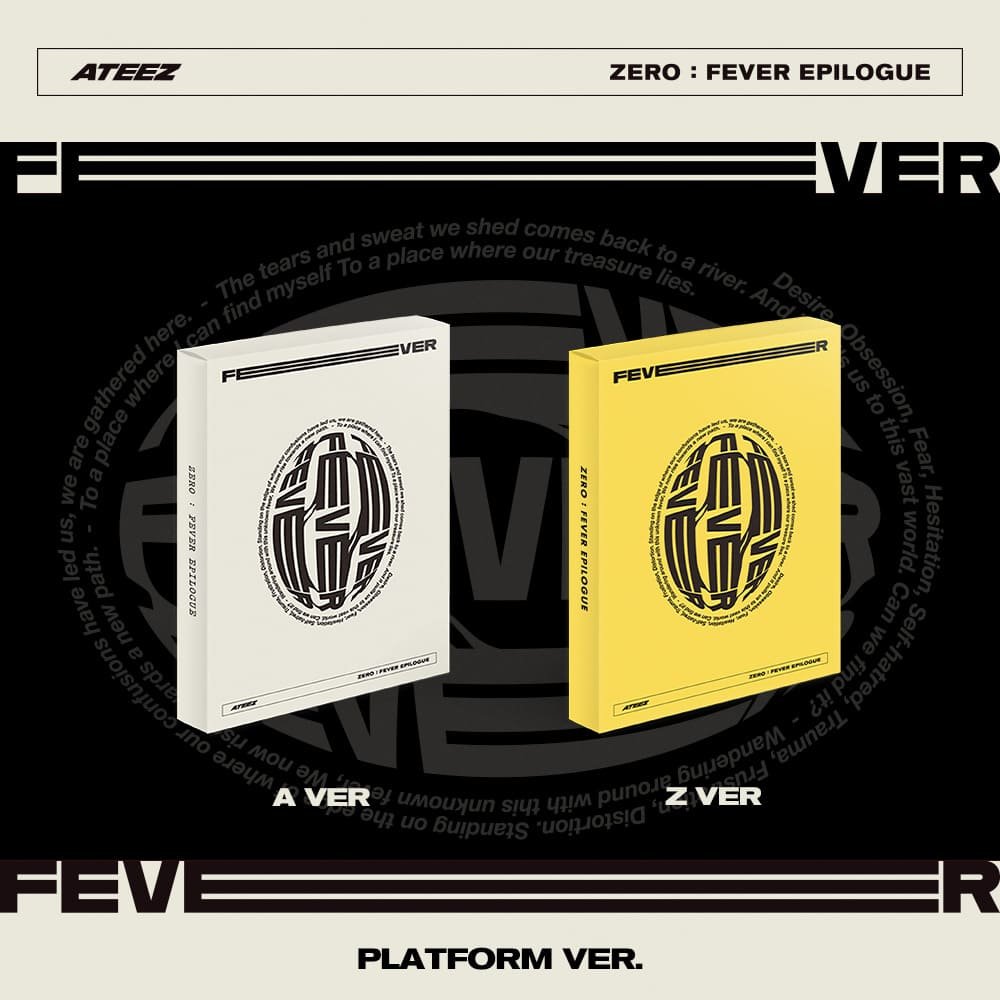 *WITHMUU BENEFIT* ATEEZ - 1st Repackage [ZERO : FEVER EPILOGUE] (A Ver. / Z Ver.) (PLATFORM Ver.)-SQ9320215