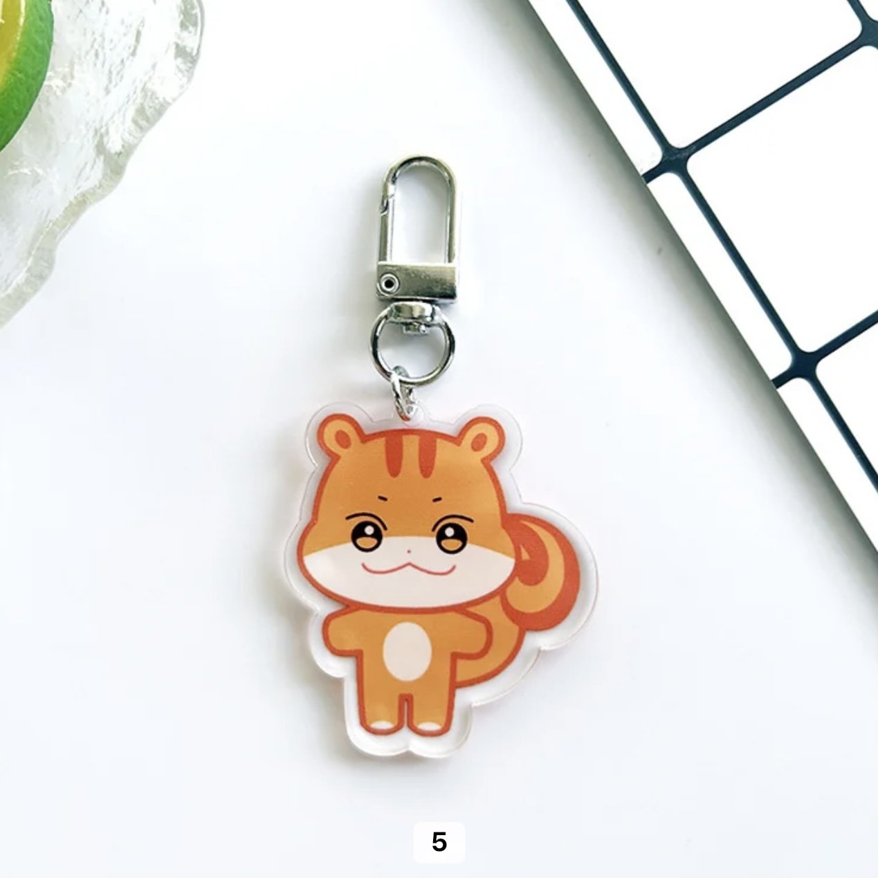[FAN MADE] ATEEZ x ANITEEZ - Acrylic Animal Key Charm (by member)-SQ1241030