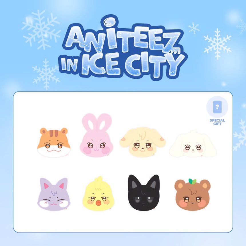 ATEEZ - ATEEZ X ANITEEZ IN ICE CITY OFFICIAL MD FACE CUSHION-SQ8512322