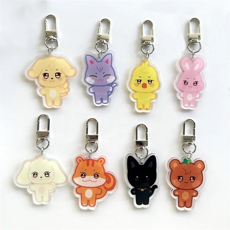 [FAN MADE] ATEEZ x ANITEEZ - Acrylic Animal Key Charm (by member)-SQ1241030