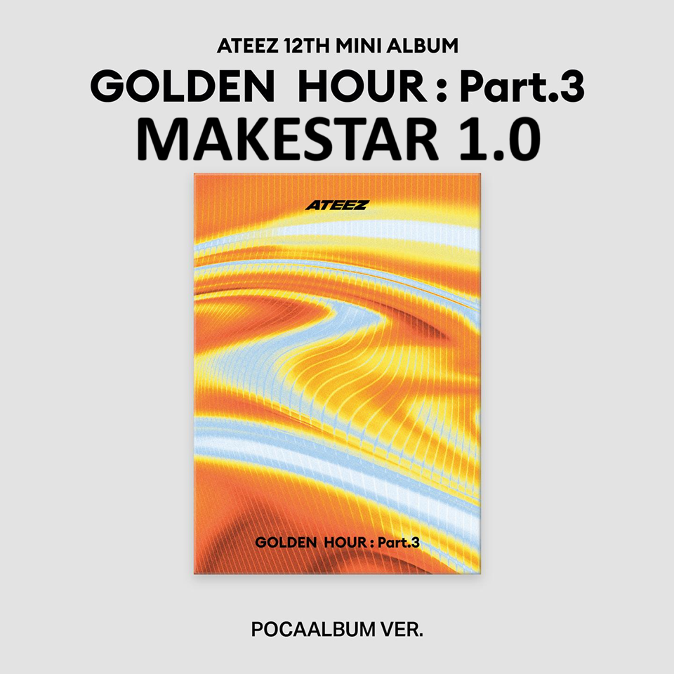 MAKESTAR 1.0* ATEEZ 12TH MINI ALBUM [GOLDEN HOUR : Part.3 MAKESTAR 1.0* ATEEZ 12TH MINI ALBUM [GOLDEN HOUR : Part.3