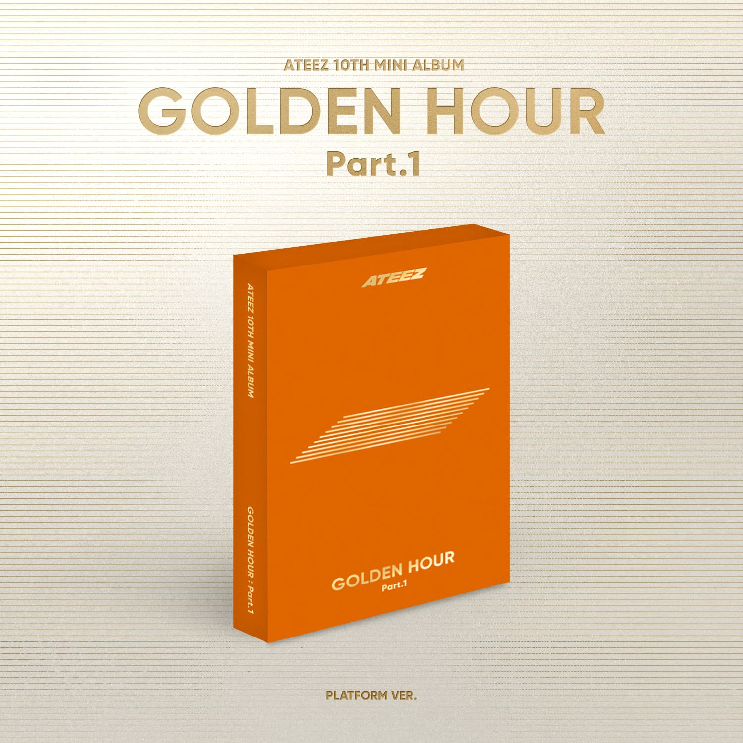 ATEEZ 10th Mini Album [GOLDEN HOUR : Part.1] (PLATFORM VER)