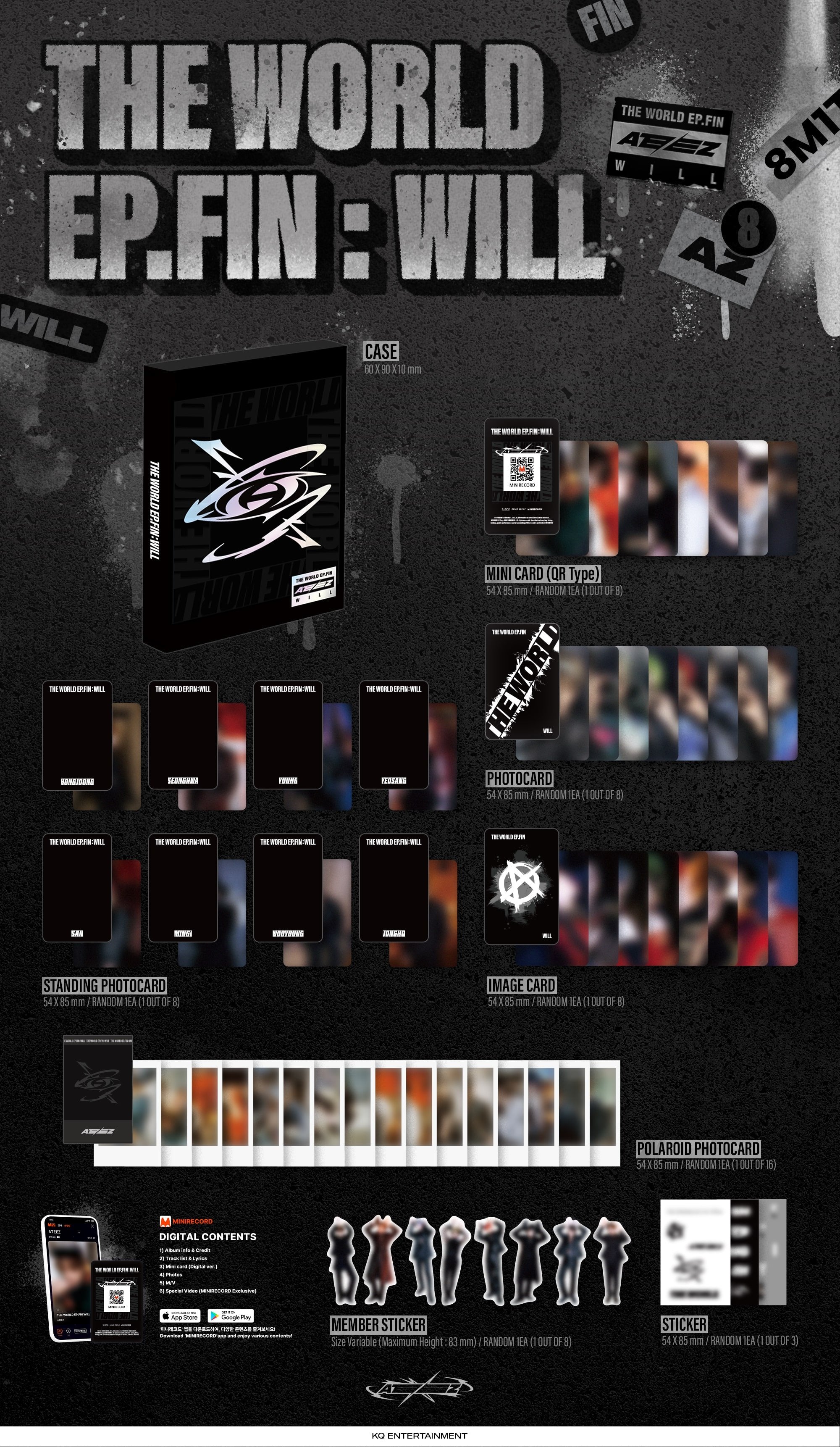 ATEEZ 2nd Album [THE WORLD EP.FIN : WILL] (PLATFORM Ver.) (Random Ver.)