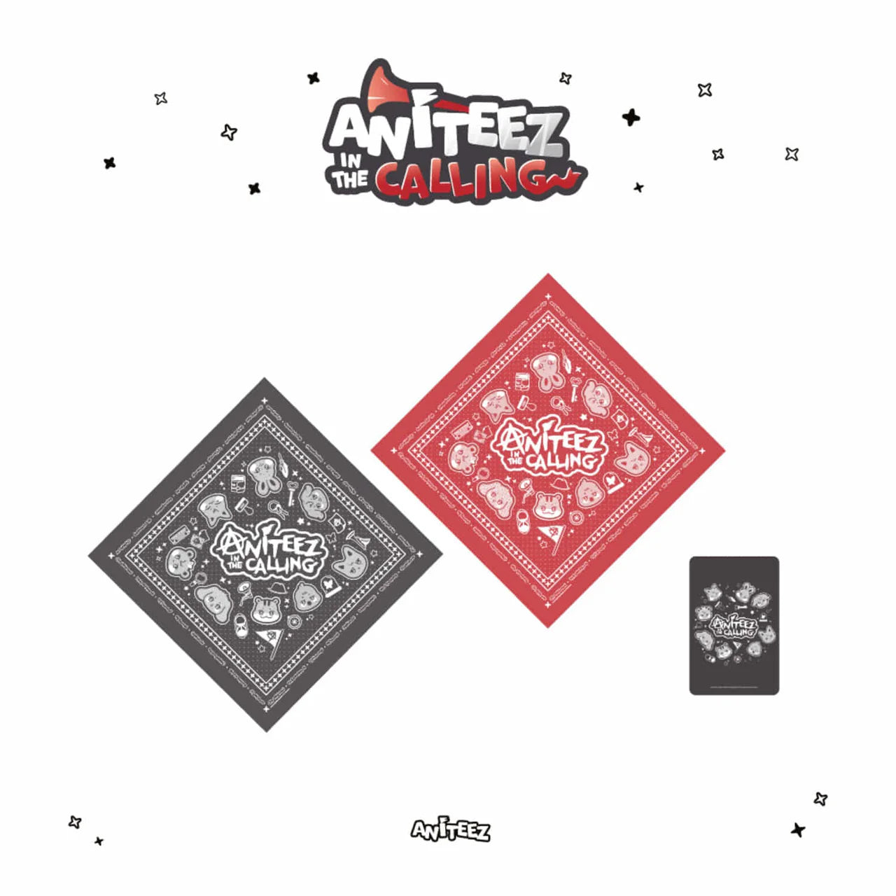 [ATEEZ x ANITEEZ in the CALLING] POP UP OFFICIAL MD - BANDANA