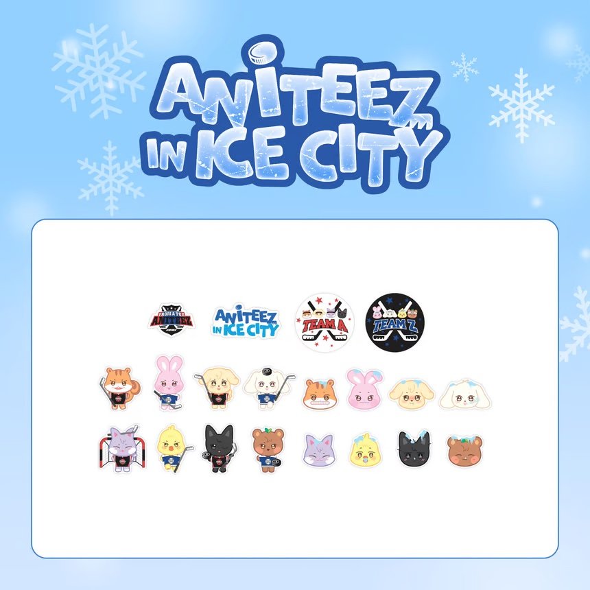 ATEEZ - ATEEZ X ANITEEZ IN ICE CITY OFFICIAL MD DECO STICKER SET
