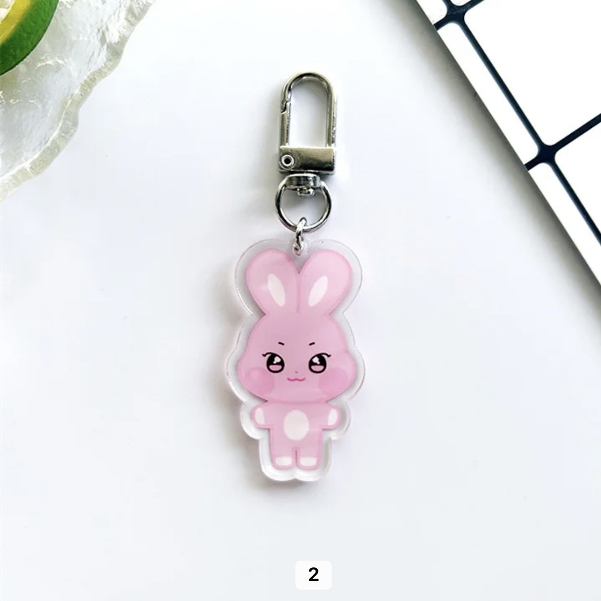 [FAN MADE] ATEEZ x ANITEEZ - Acrylic Animal Key Charm (by member)-SQ1241030