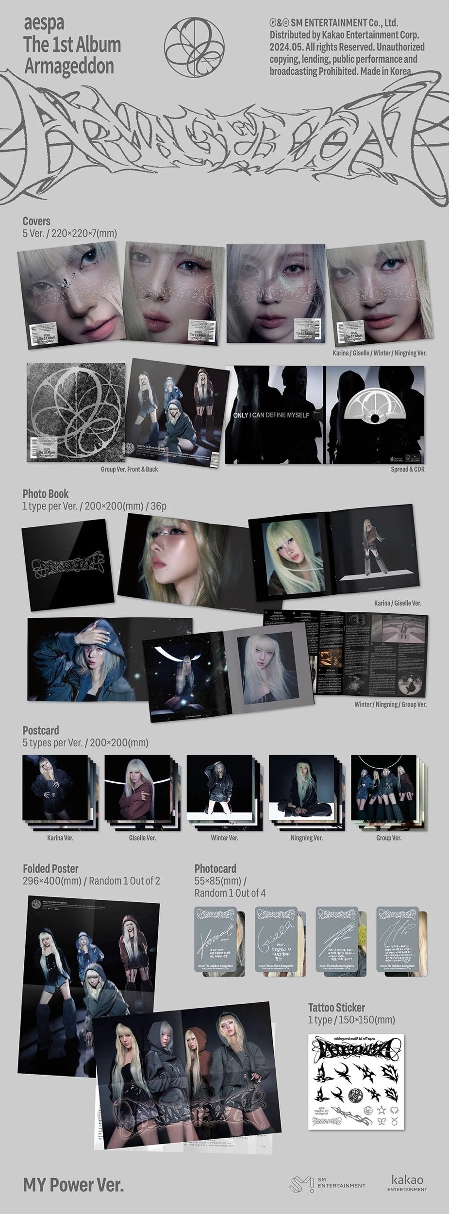 aespa - 1st Full Album [Armageddon] (MY Power Ver.)-SQ9132132