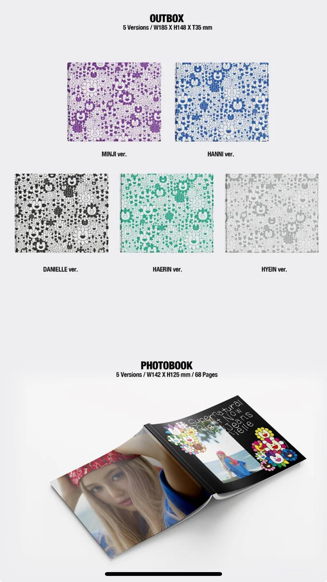 NewJeans - Double Single [Supernatural] (NJ X MURAKAMI Cross Bag Ver.)-SQ5853758