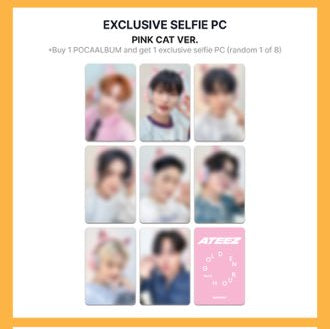 *MAKESTAR LD IN NORTH AMERICA* ATEEZ 12TH MINI ALBUM [GOLDEN HOUR : Part.3](POCAALBUM) Mexico Exclusive