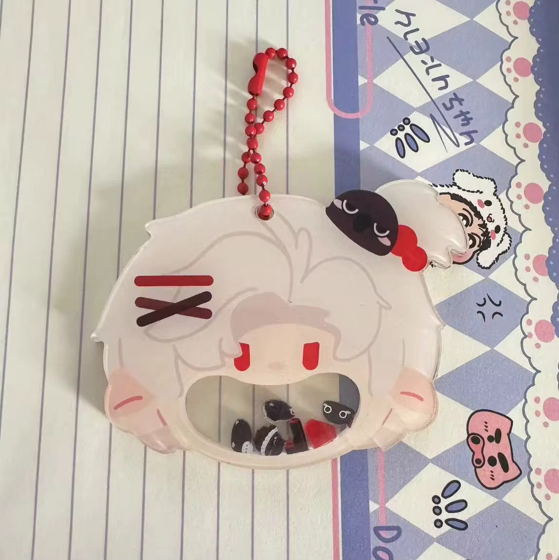 LOVE AND DEEPSPACE Fanmade Character Shaker Key Charm
