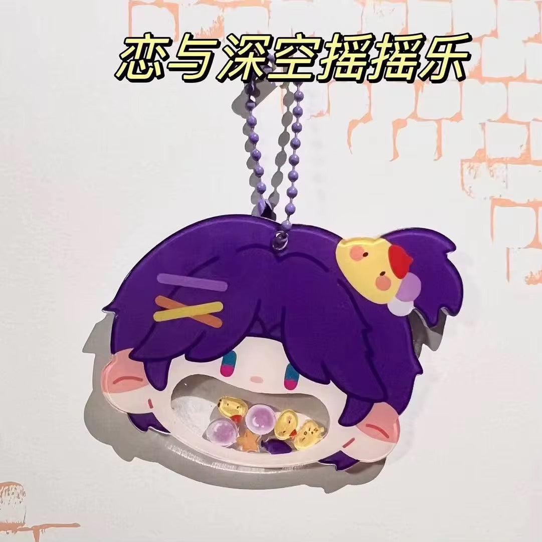 LOVE AND DEEPSPACE Fanmade Character Shaker Key Charm