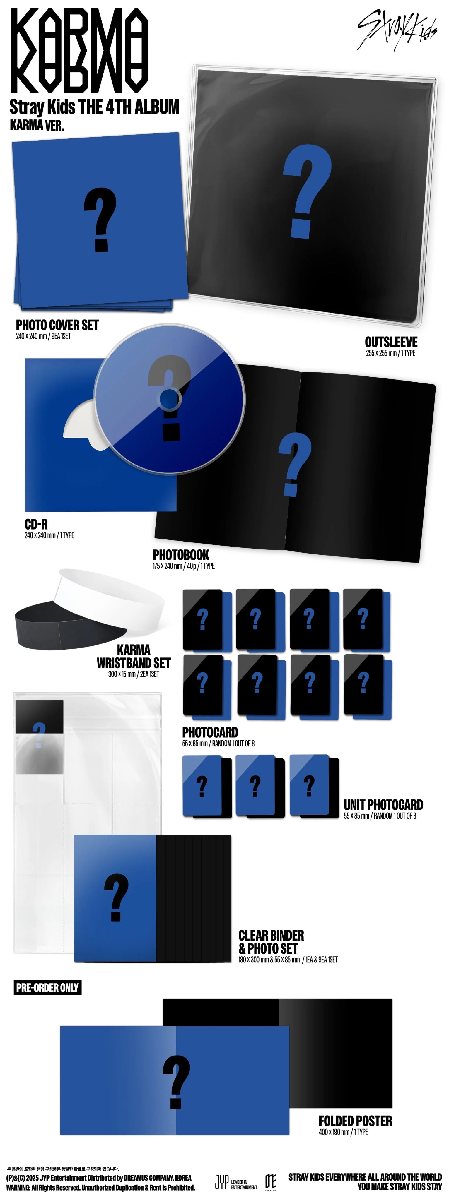 *FANS BENEFIT* Stray Kids 4th Full Album [KARMA] (KARMA - Limited Ver.)