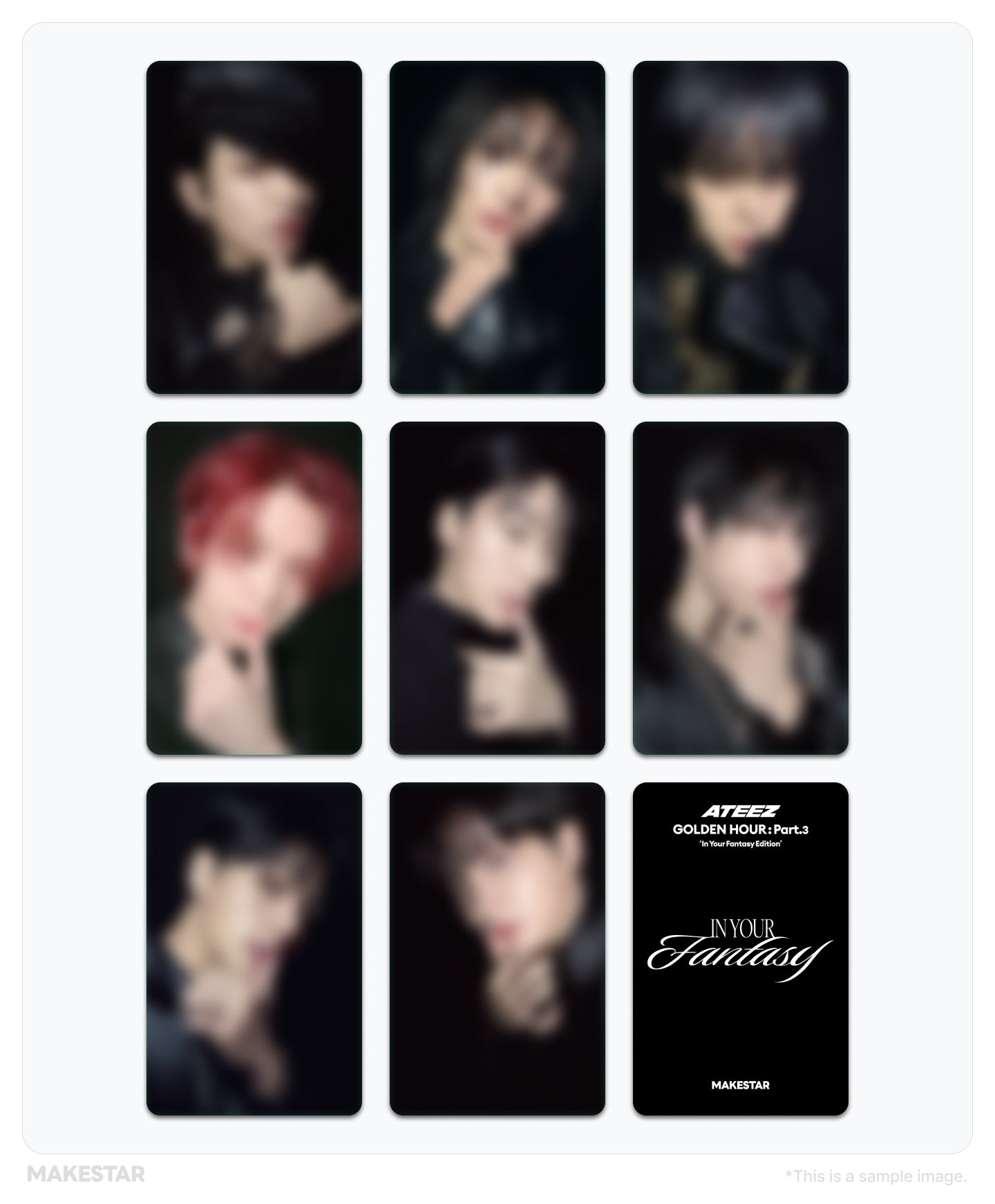 *MAKESTAR 1.0* ATEEZ - GOLDEN HOUR : PART.3 IN YOUR FANTASY EDITION FANTASY VER (LIMITED EDITION)
