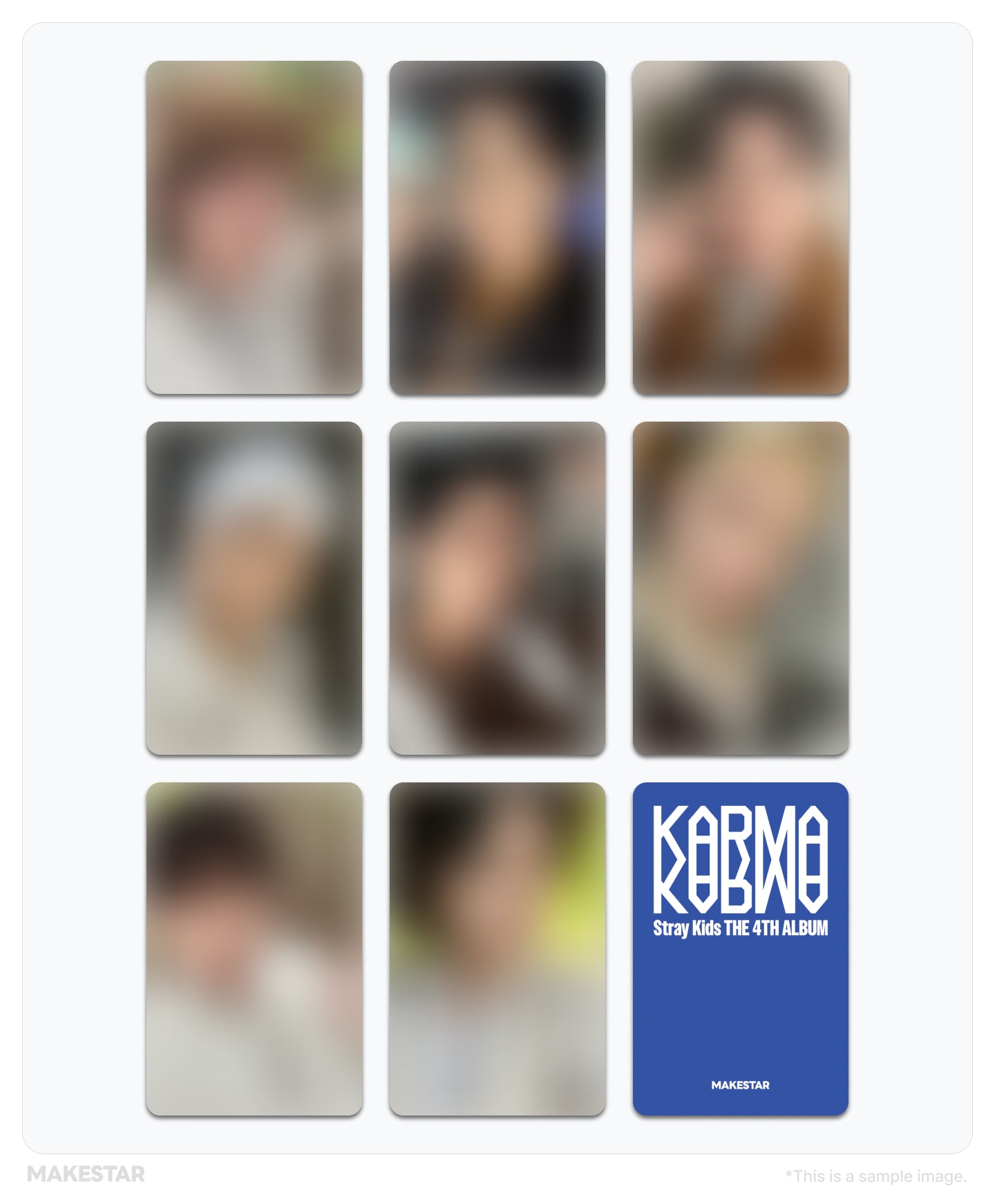 *MAKESTAR 1.0 BENEFIT* Stray Kids 4th Full Album [KARMA] (ACCORDION Ver.)