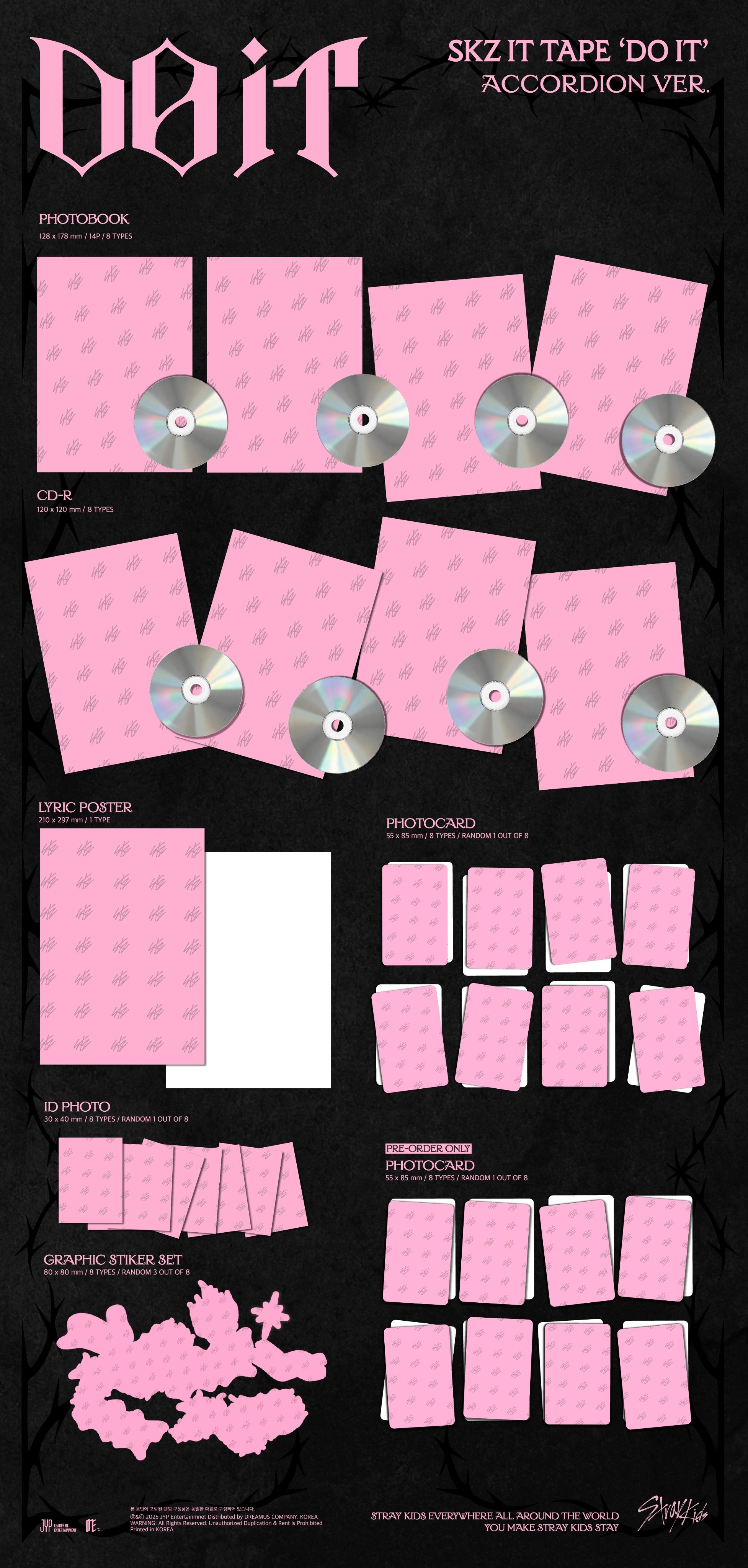 *ALADIN BENEFIT* Stray Kids - SKZ IT TAPE [DO IT] (All Versions)