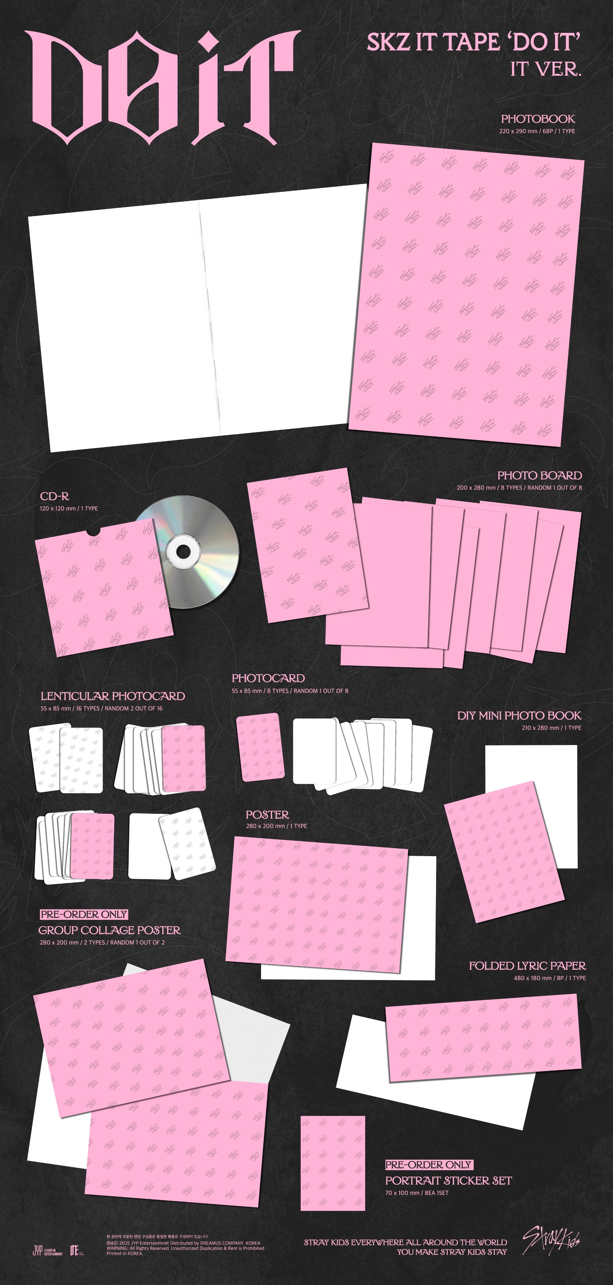 *ALADIN BENEFIT* Stray Kids - SKZ IT TAPE [DO IT] (All Versions)