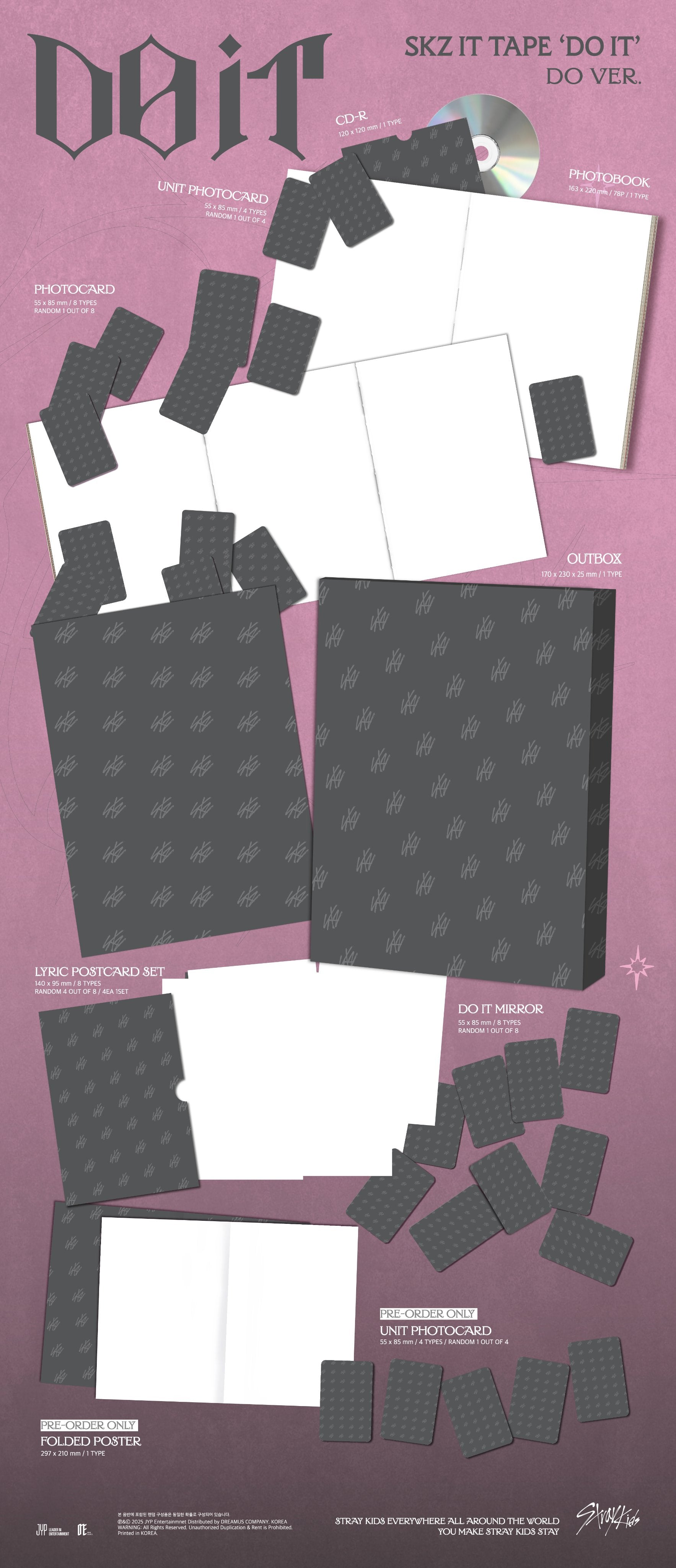 *ALADIN BENEFIT* Stray Kids - SKZ IT TAPE [DO IT] (All Versions)