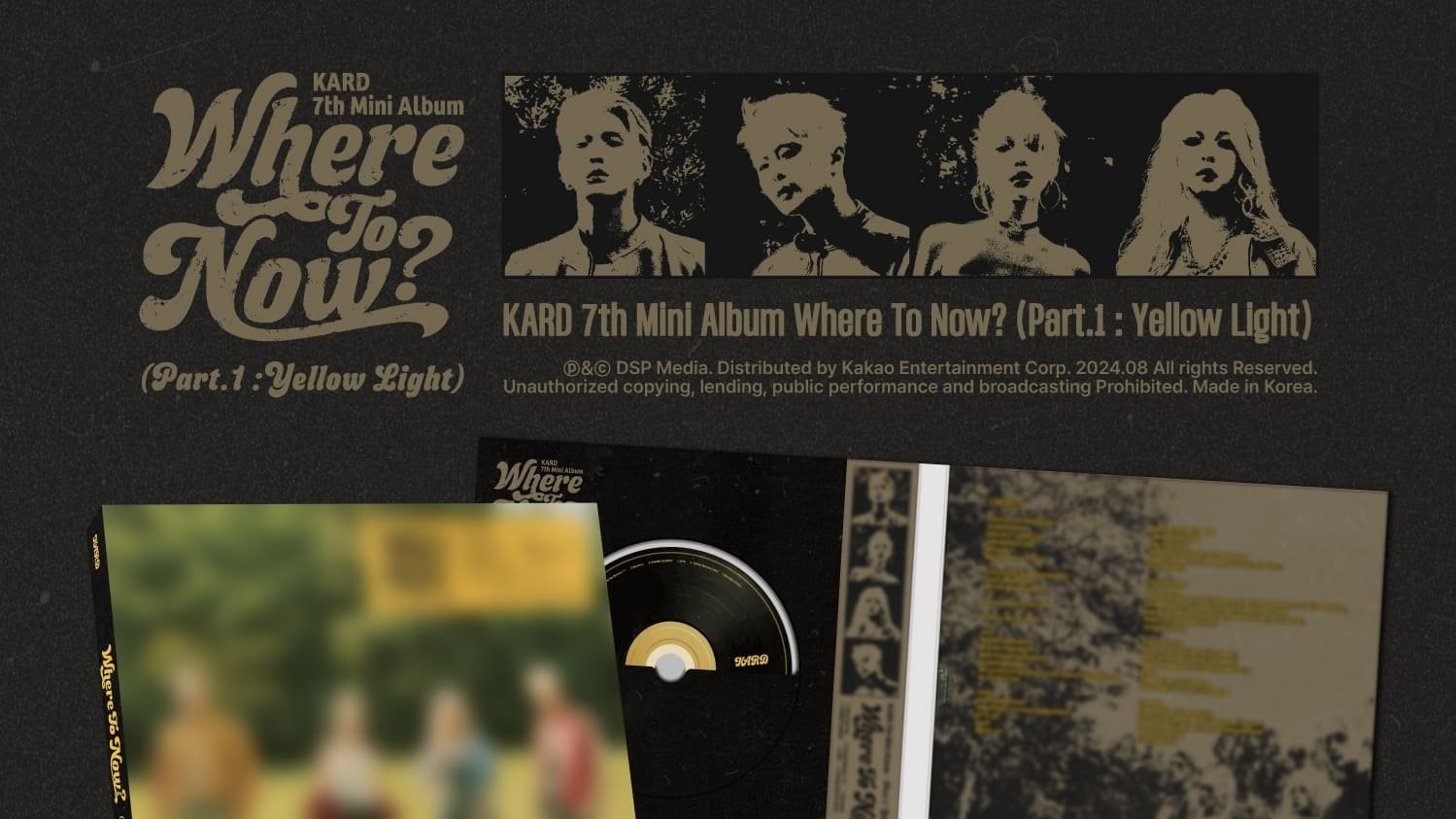KARD - 7th Mini Album [Where To Now? (Part.1 : Yellow Light)]