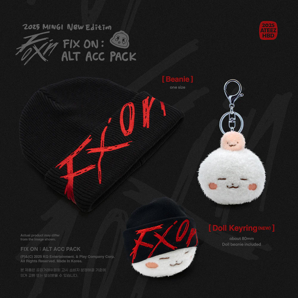 ATEEZ MINGI - MINGI FIX ON : ALT ACC PACK Official HBD Kit
