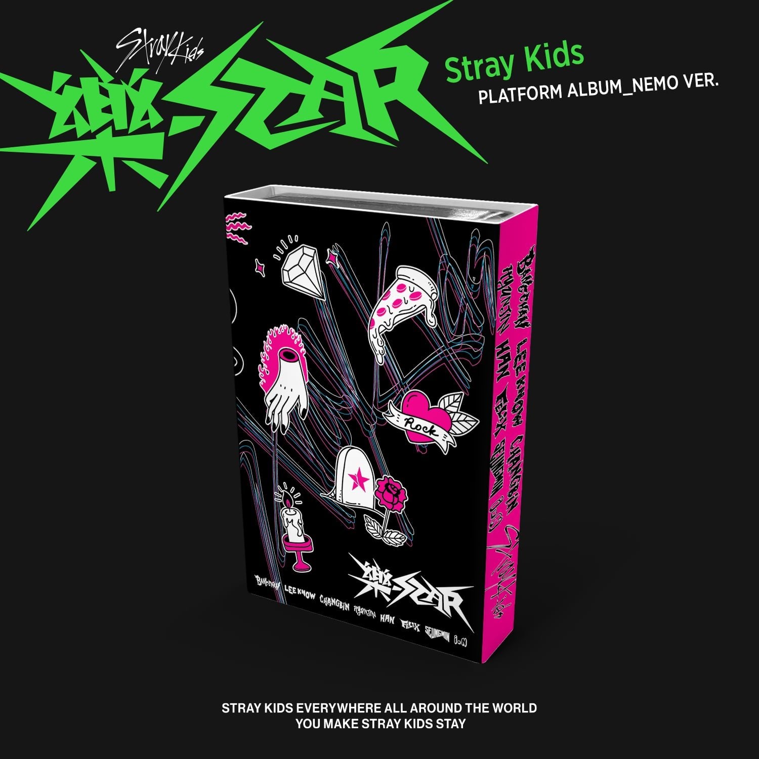 [Stray Kids] 8th Mini Album [樂-STAR] (Platform Album - NEMO Version)