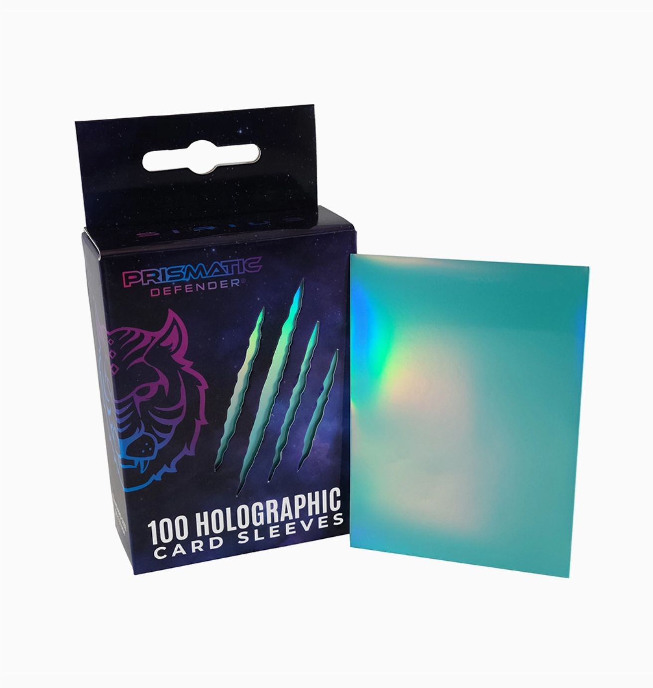Prismatic Defender White Oracle Frost Holographic Card Sleeves (100) Prismatic Defender White Oracle Frost Holographic Card Sleeves (100)