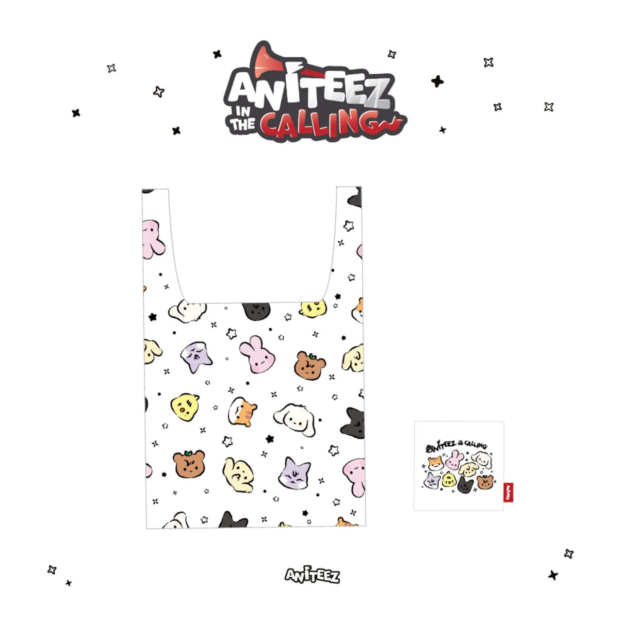 [ATEEZ x ANITEEZ in the CALLING] POP UP OFFICIAL MD - POCKET SHOPPER BAG