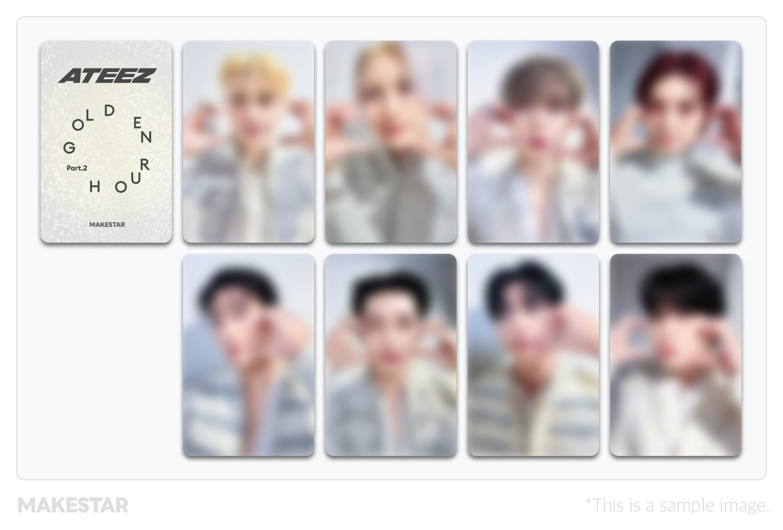 *MAKESTAR 2.19.25 LUCKY DRAW BENEFIT* ATEEZ 11TH MINI ALBUM [GOLDEN HOUR : Part.2] (POCAALBUM)-SQ9229788