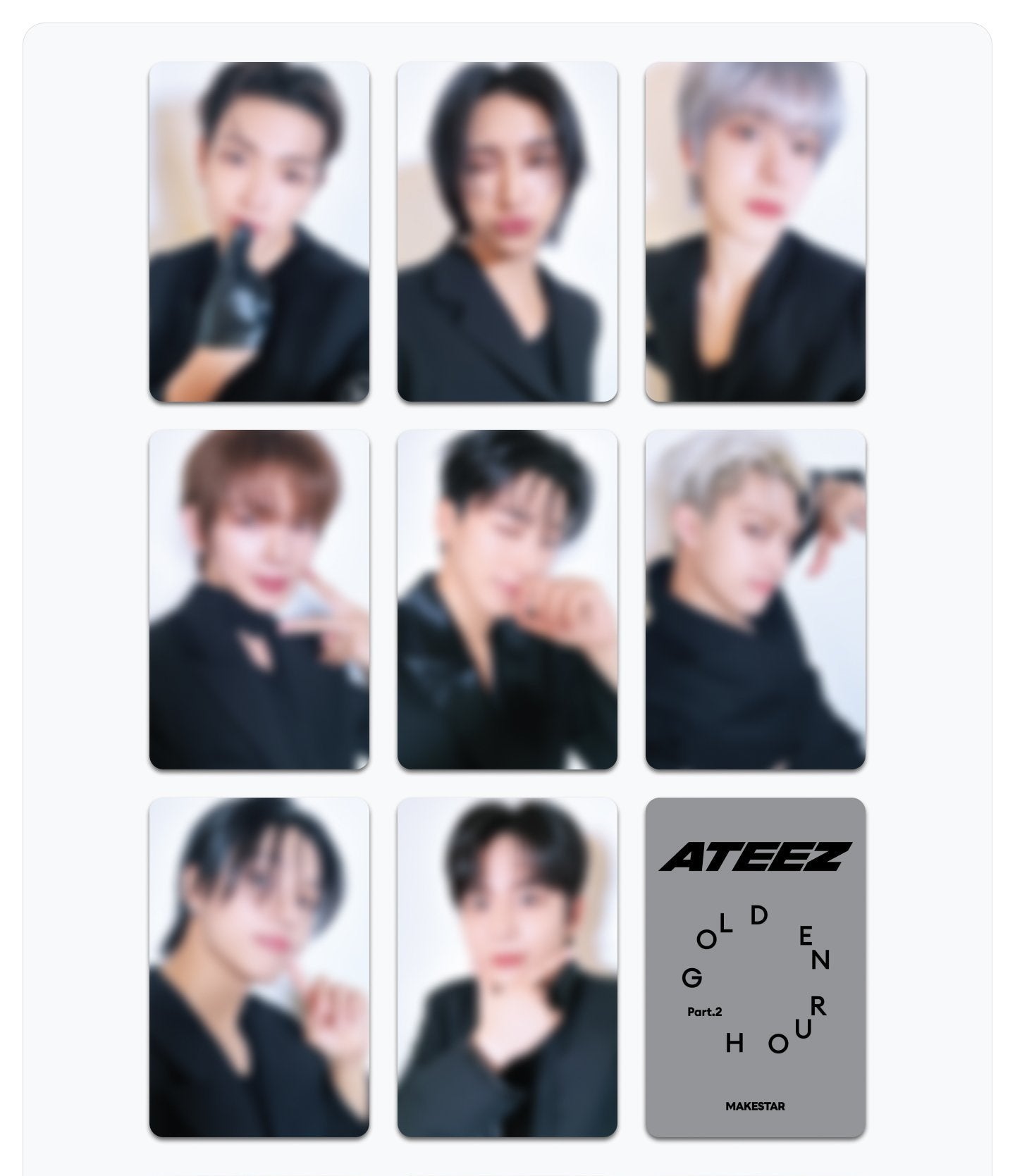 *MAKESTAR 3.30.25 LUCKY DRAW BENEFIT* ATEEZ 11TH MINI ALBUM [GOLDEN HOUR : Part.2] (POCAALBUM)-SQ0163273