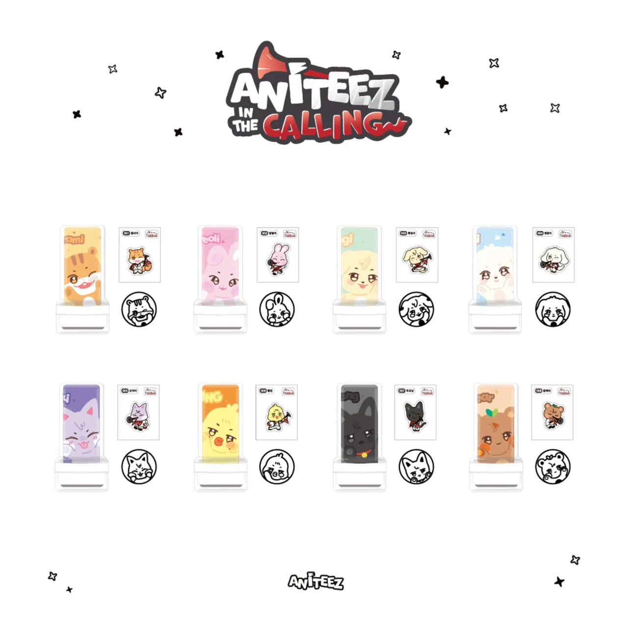 [ATEEZ x ANITEEZ in the CALLING] POP UP OFFICIAL MD - STAMP
