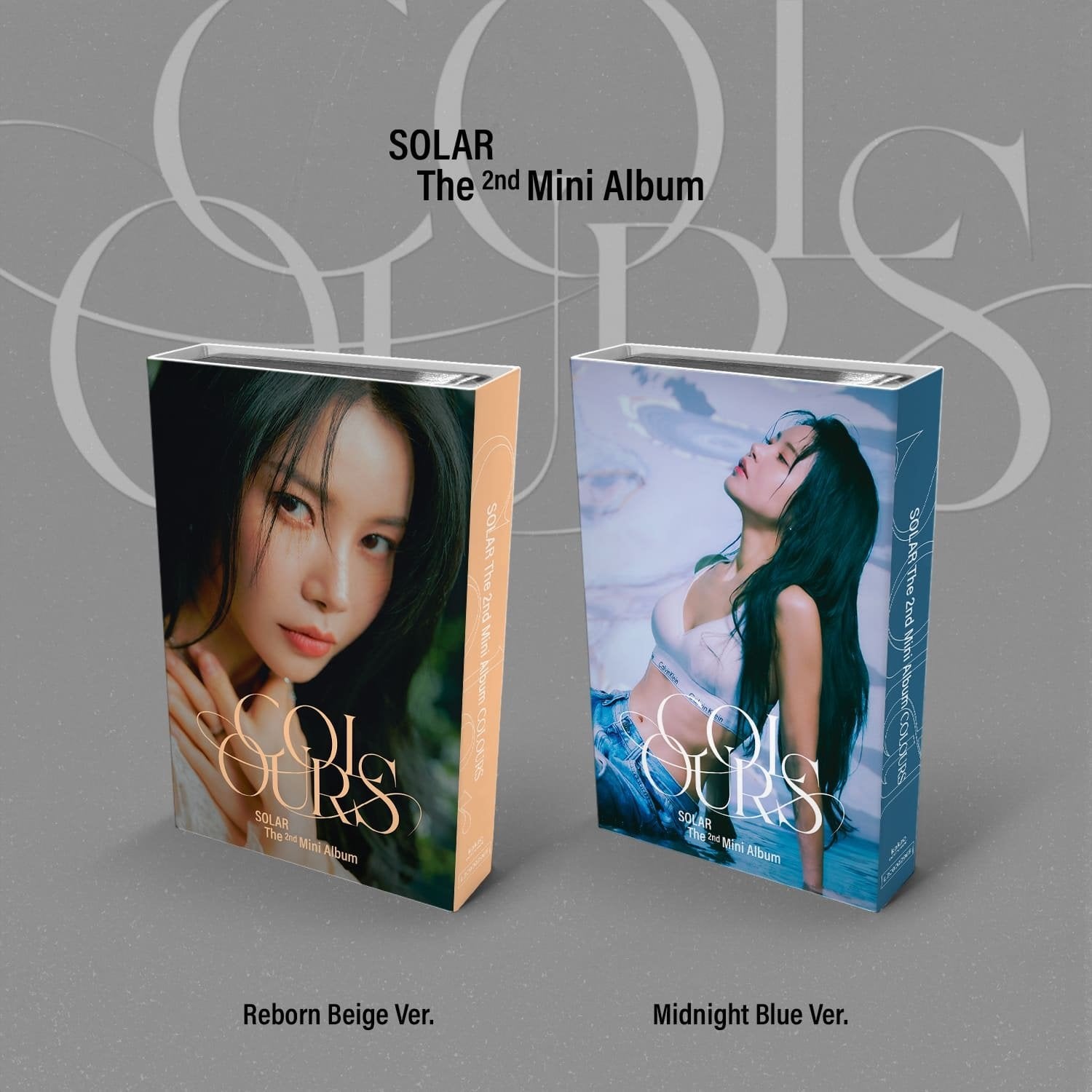 SOLAR - 2nd Mini Album [COLOURS] (Nemo Ver.) (Reborn Beige Ver. / Midnight Blue Ver.)-SQ9650653