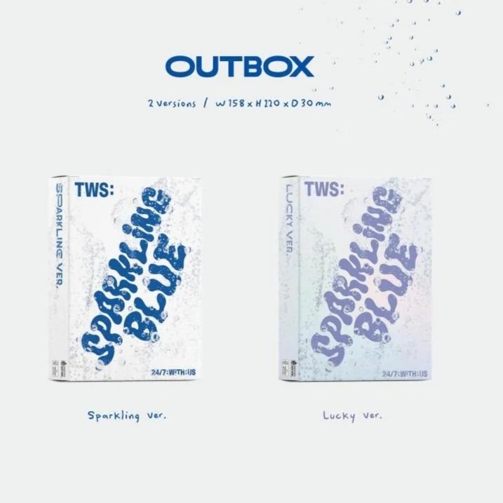 [TWS] 1st Mini Album SPARKLING BLUE (SPARKLING ver. / LUCKY ver. )-SQ5328666