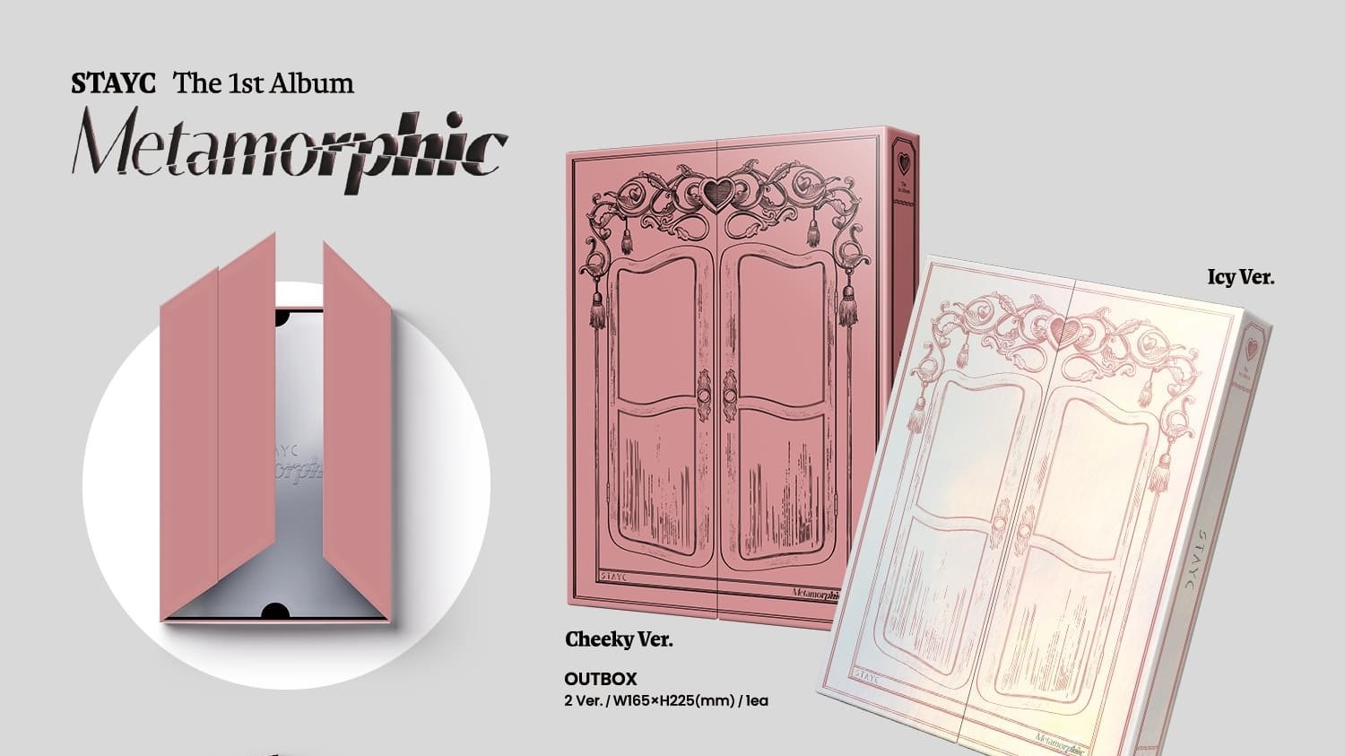 [STAYC] 1st Full Album [Metamorphic] (Cheeky Ver. / Icy Ver.)-SQ8455405