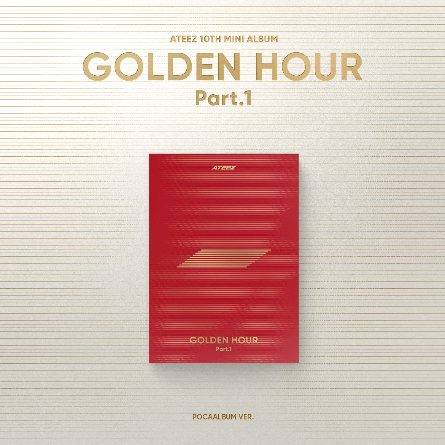 ATEEZ 10th Mini Album [GOLDEN HOUR : Part.1] (POCAALBUM VER)