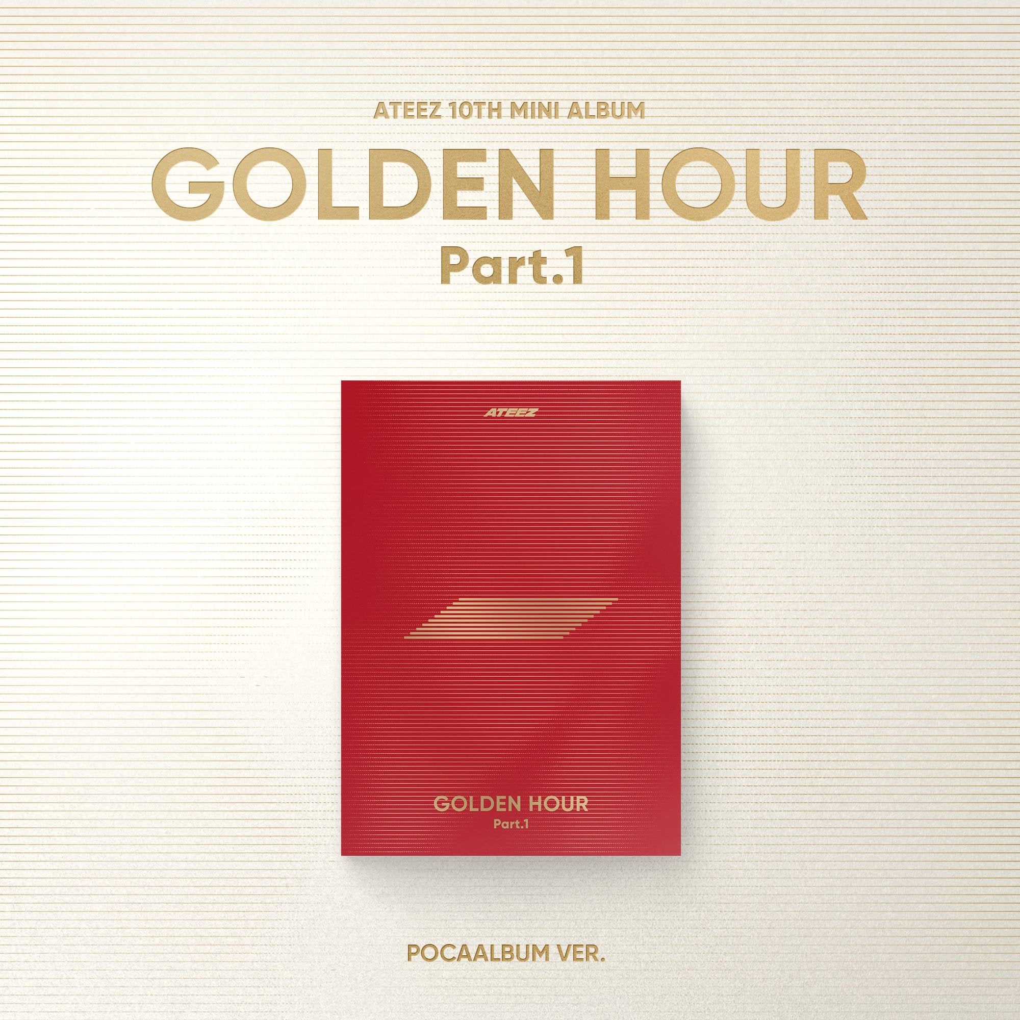 ATEEZ 10th Mini Album [GOLDEN HOUR : Part.1] (POCAALBUM VER)