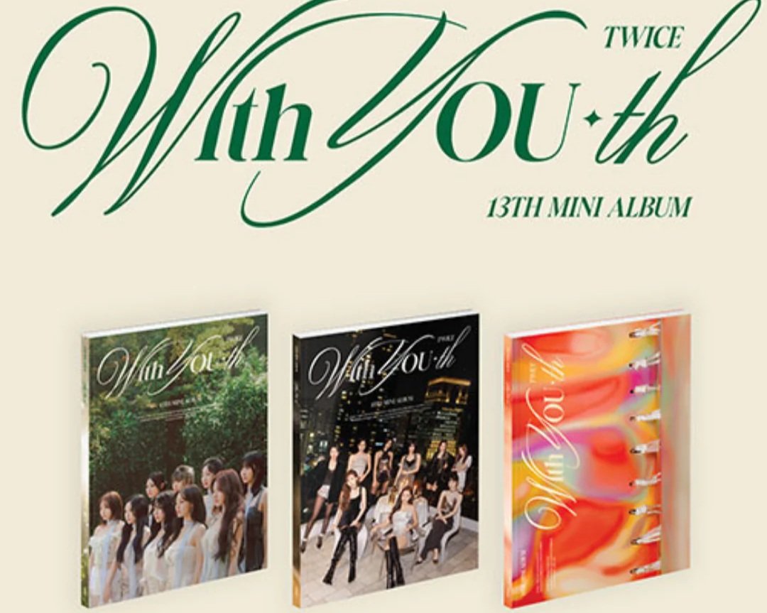 [TWICE] 13th Mini Album - With YOU-th (Forever Ver / Glowing Ver / Blast Ver)-SQ4087418