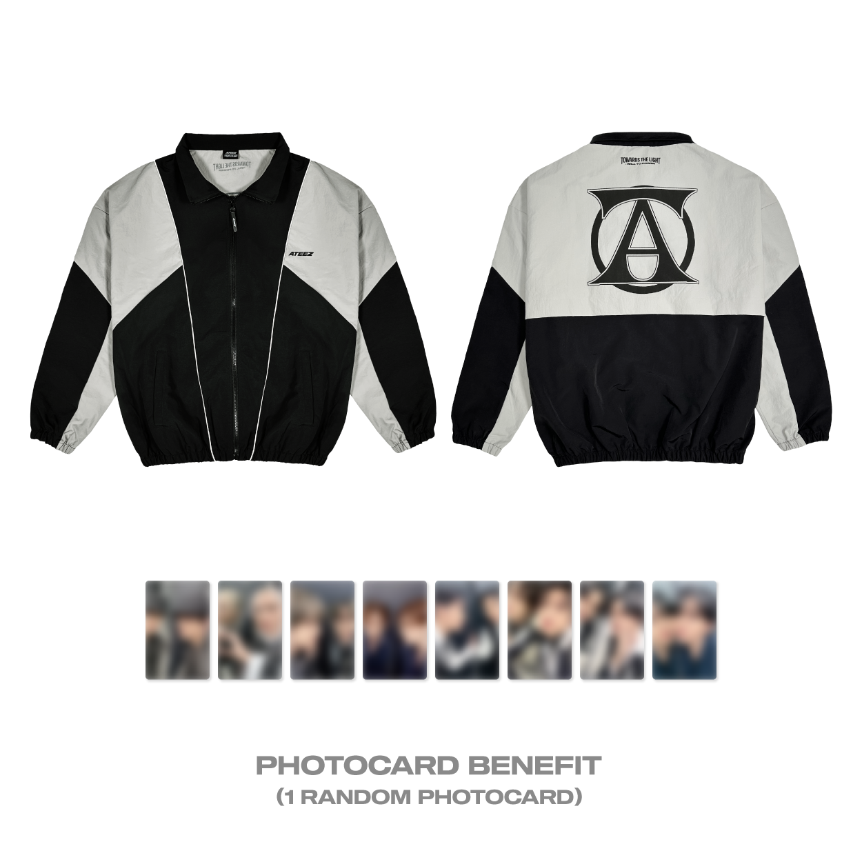 *PREORDER* ATEEZ - TOWARDS THE LIGHT : WILL TO POWER WORLD TOUR POP-UP STORE IN EUROPE OFFICIAL MD - WIND BREAKER JACKET-SQ9780165