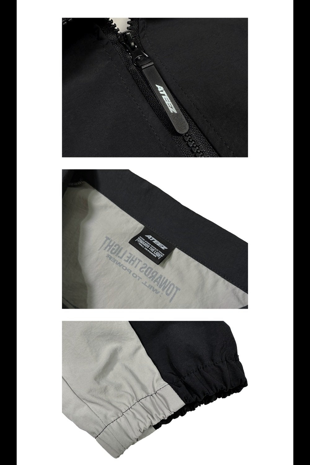 *PREORDER* ATEEZ - TOWARDS THE LIGHT : WILL TO POWER WORLD TOUR POP-UP STORE IN EUROPE OFFICIAL MD - WIND BREAKER JACKET-SQ9780165